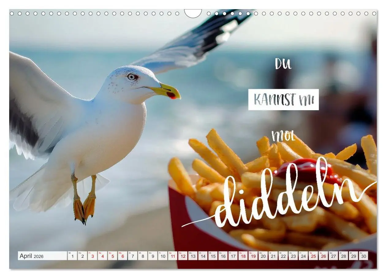 Bild: 9783516594522 | Meerblick und Plattschnack (Wandkalender 2026 DIN A3 quer),...
