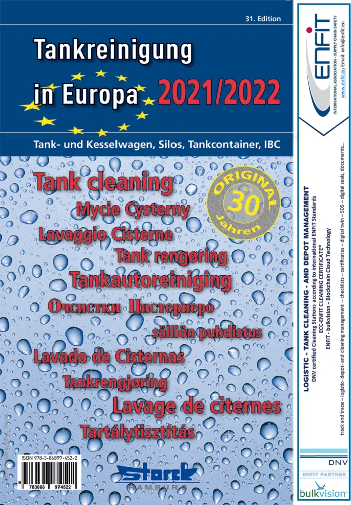 Cover: 9783868974522 | Tankreinigung in Europa 2021/2022 | ecomed-Storck GmbH | Taschenbuch