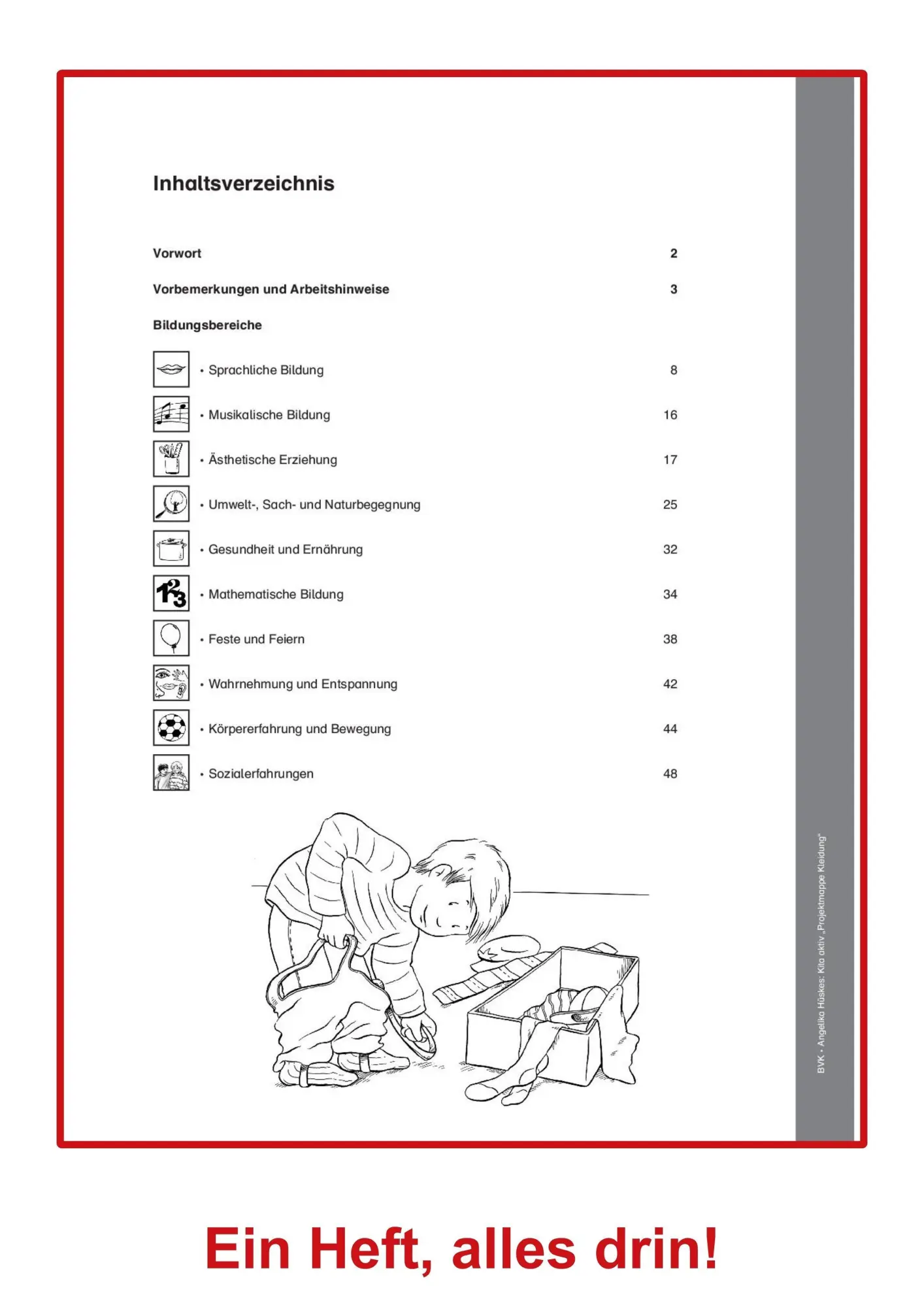 Bild: 9783965204522 | Kita aktiv Projektmappe Kleidung | Angelika Hüskes | Broschüre | 48 S.