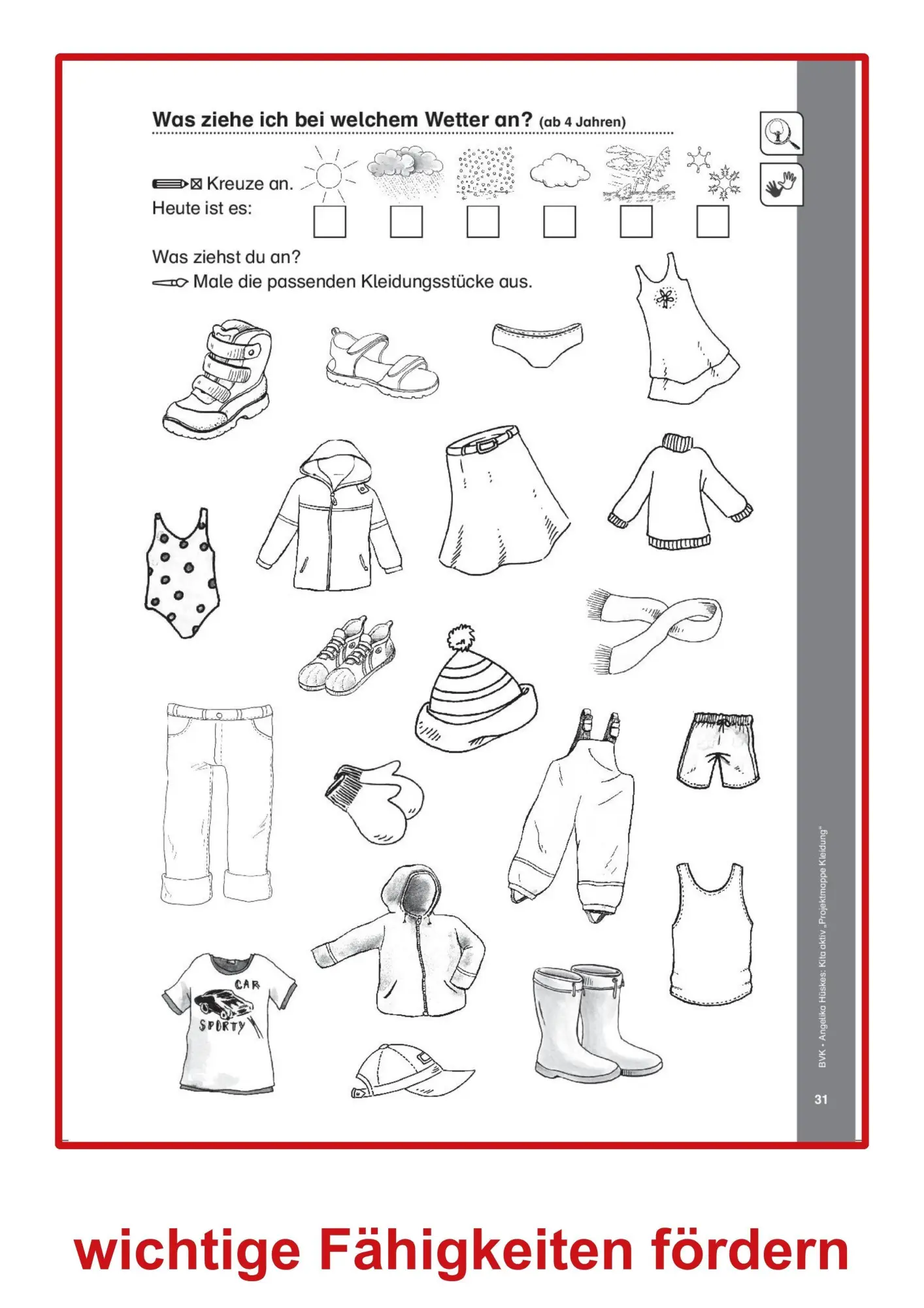 Bild: 9783965204522 | Kita aktiv Projektmappe Kleidung | Angelika Hüskes | Broschüre | 48 S.