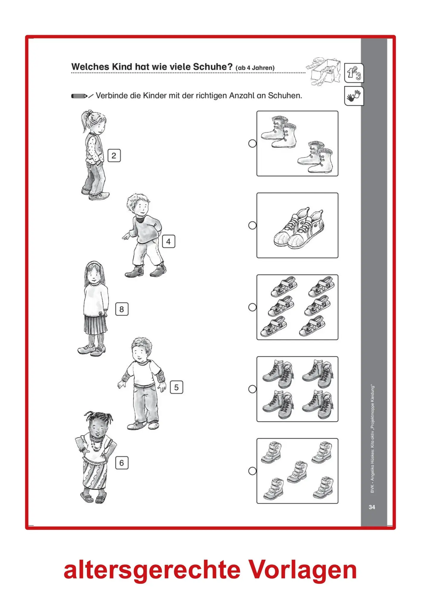 Bild: 9783965204522 | Kita aktiv Projektmappe Kleidung | Angelika Hüskes | Broschüre | 48 S.