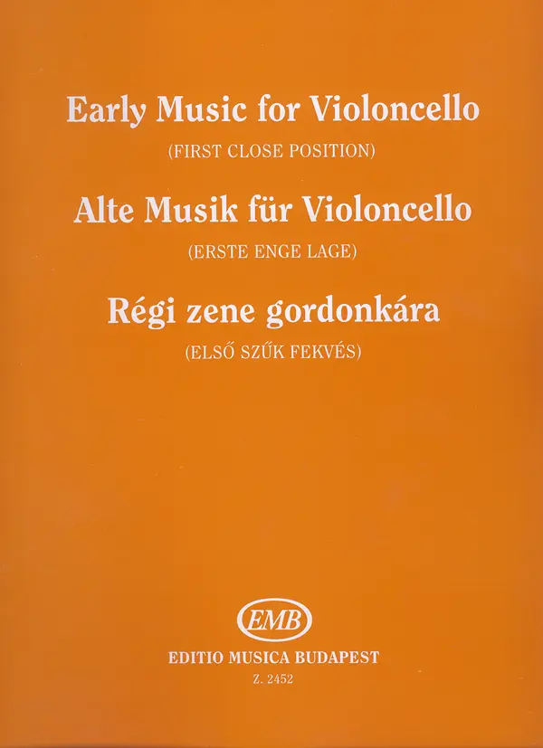 Cover: 9790080024522 | Alte Musik für Violoncello und Klavier | F. Brodszky | Buch
