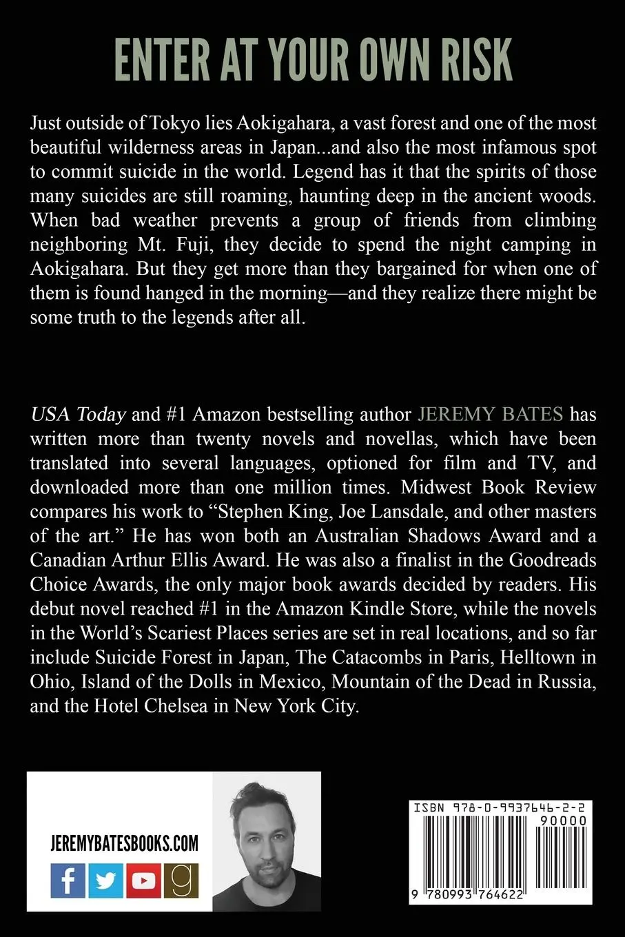 Rückseite: 9780993764622 | Suicide Forest | Jeremy Bates | Taschenbuch | Englisch | 2014
