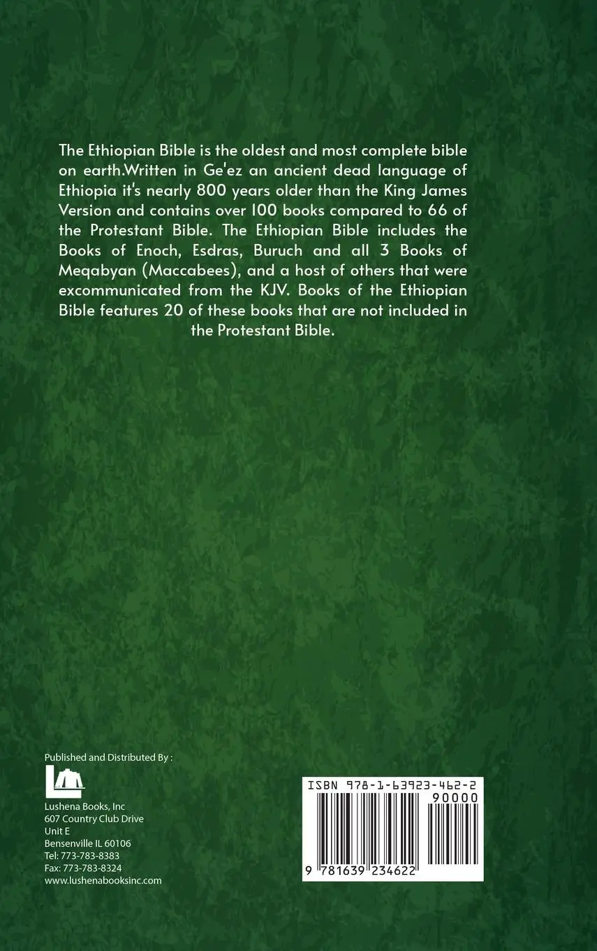 Rückseite: 9781639234622 | Books Of The Ethiopian Bible Hardcover | Ethiopian Church | Buch