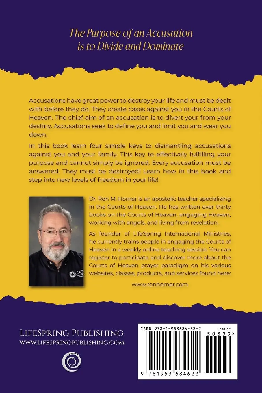 Rückseite: 9781953684622 | The Four Keys to Defeating Accusations - Second Edition | Horner