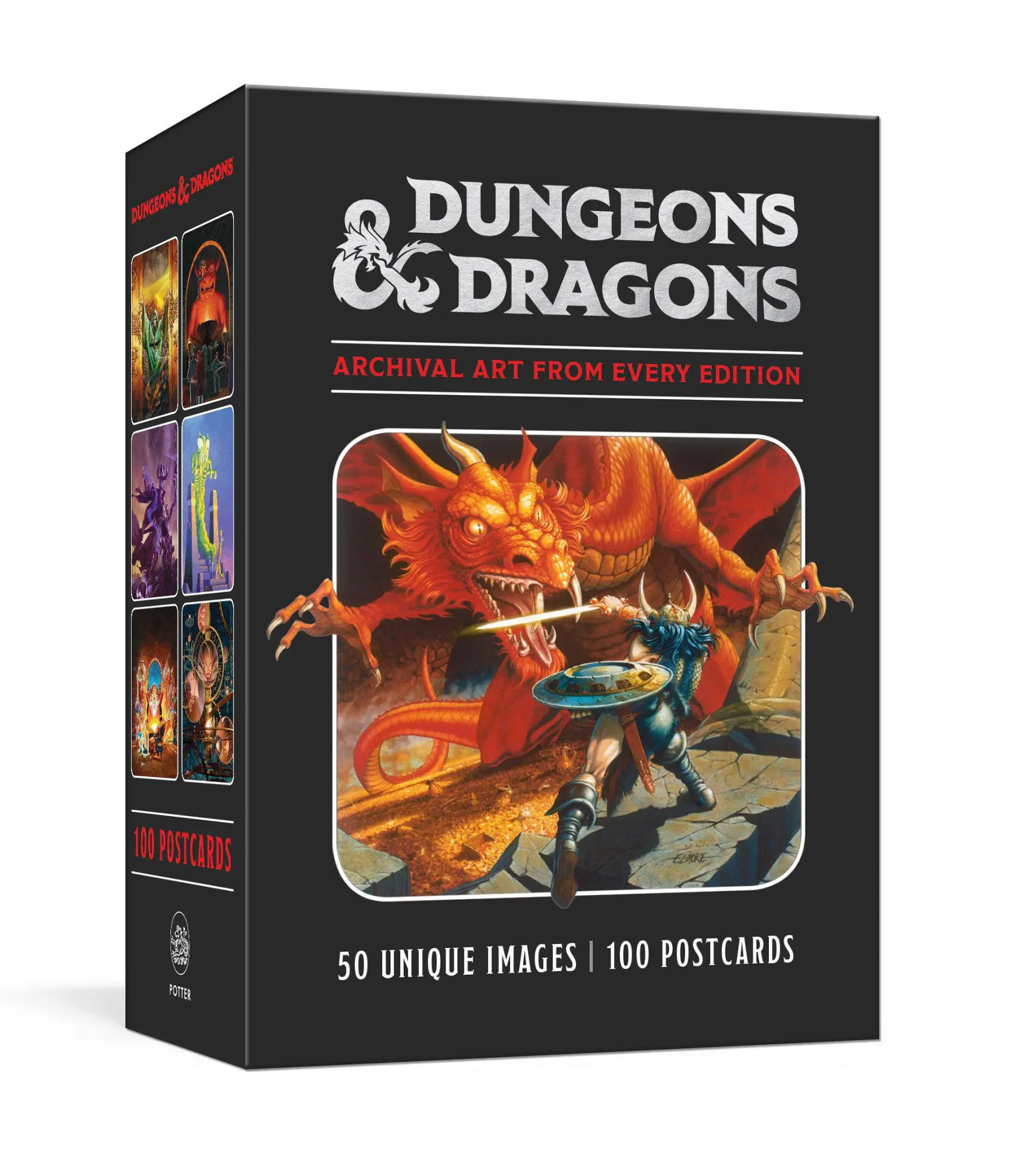 Cover: 9781984824622 | Dungeons &amp; Dragons 100 Postcards: Archival Art from Every Edition
