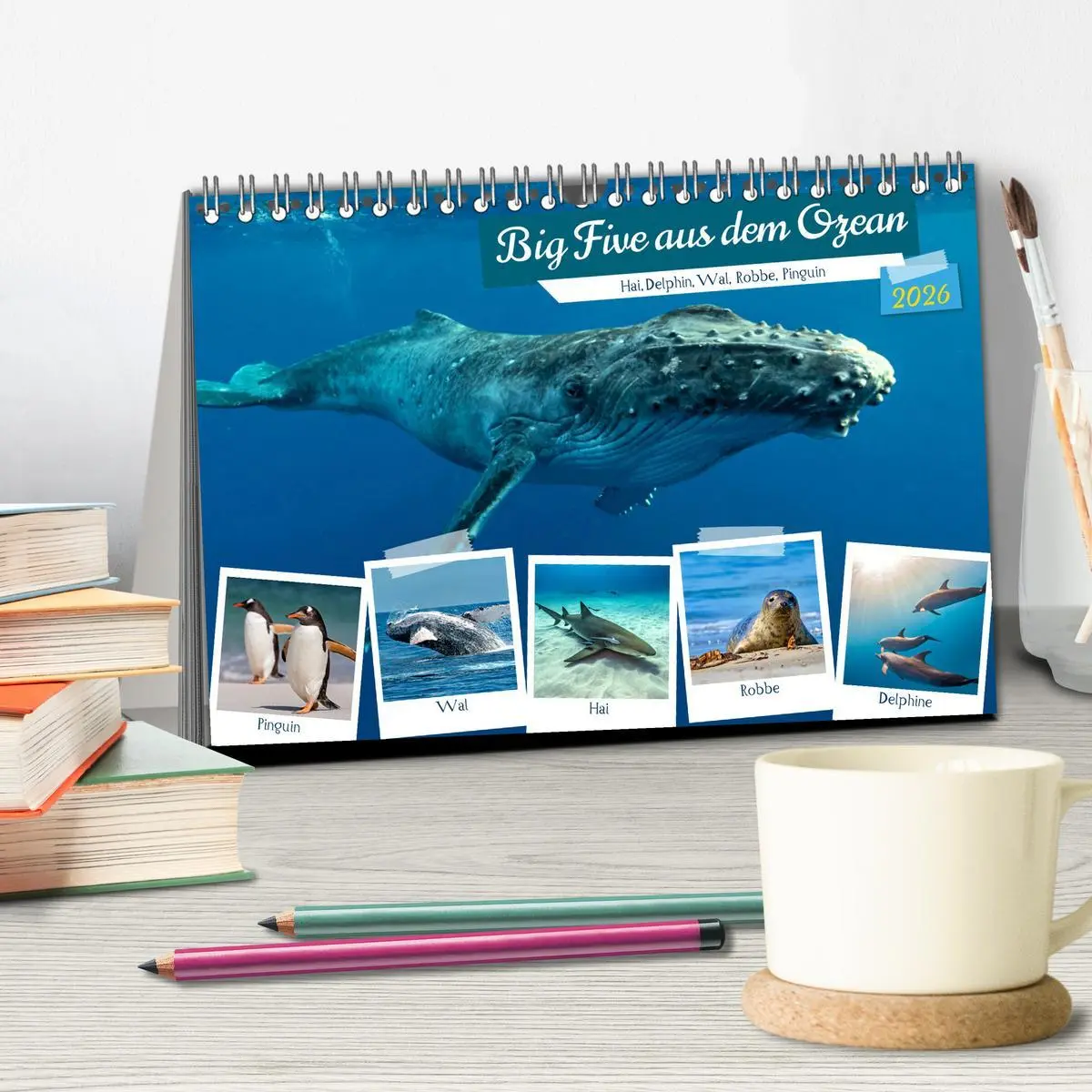 Bild: 9783457494622 | Big Five aus dem Ozean Hai, Delphin, Wal, Robbe, Pinguin...