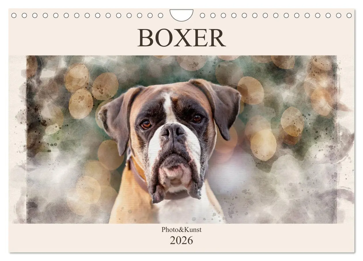 Cover: 9783457704622 | Boxer Photo&amp;Kunst (Wandkalender 2026 DIN A4 quer), CALVENDO...