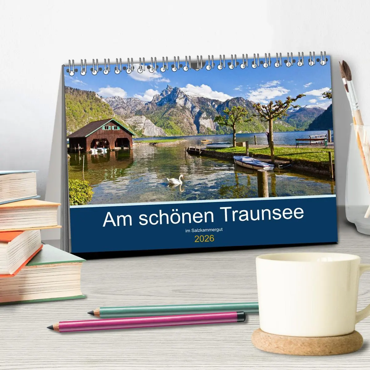 Bild: 9783457874622 | Am schönen Traunsee im Salzkammergut (Tischkalender 2026 DIN A5...