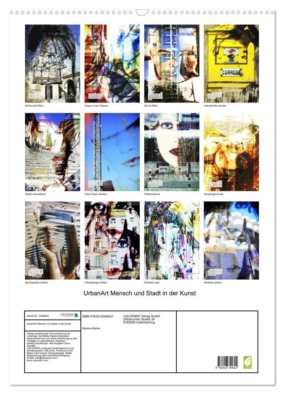 Bild: 9783516344622 | UrbanArt Mensch und Stadt in der Kunst (Wandkalender 2026 DIN A2...