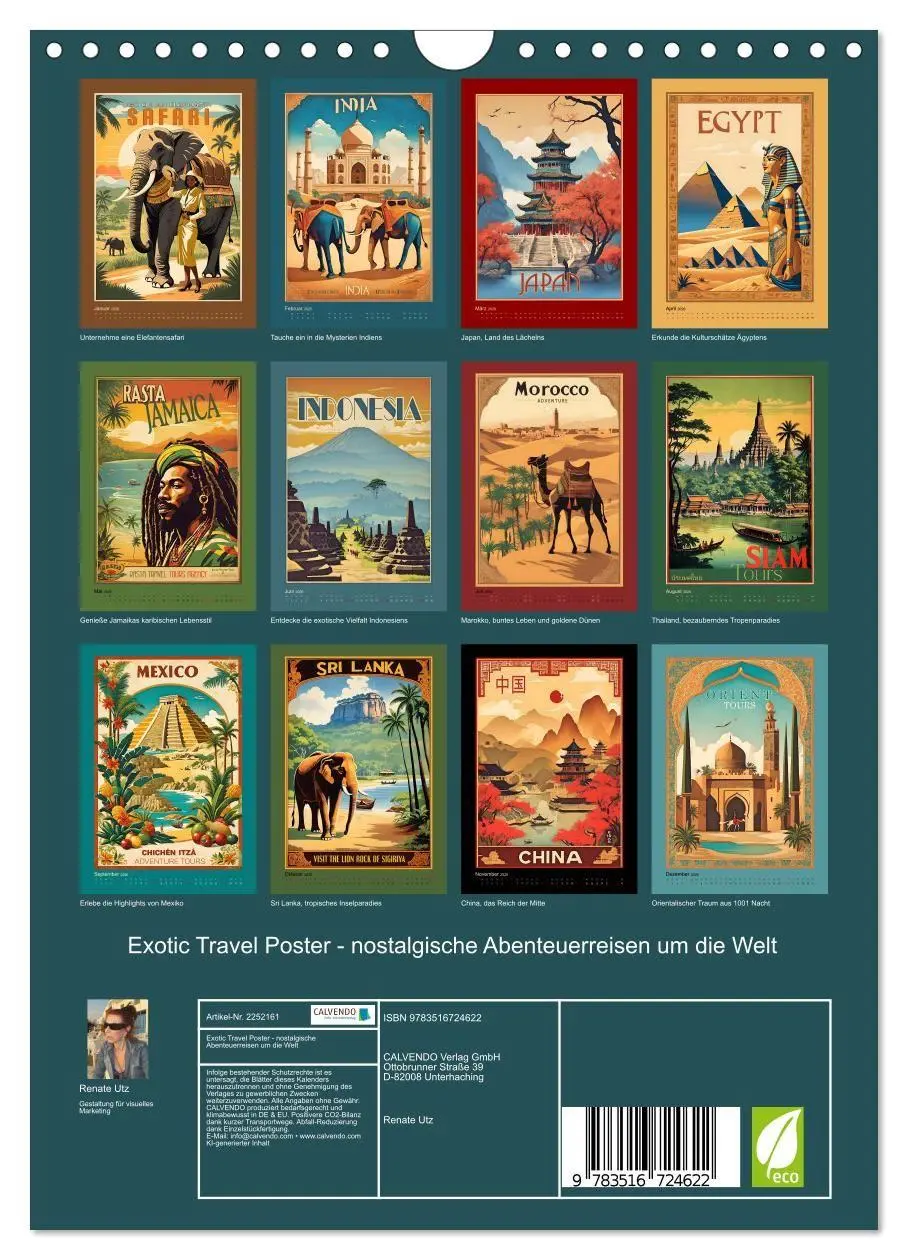 Bild: 9783516724622 | Exotic Travel Poster - nostalgische Abenteuerreisen um die Welt...