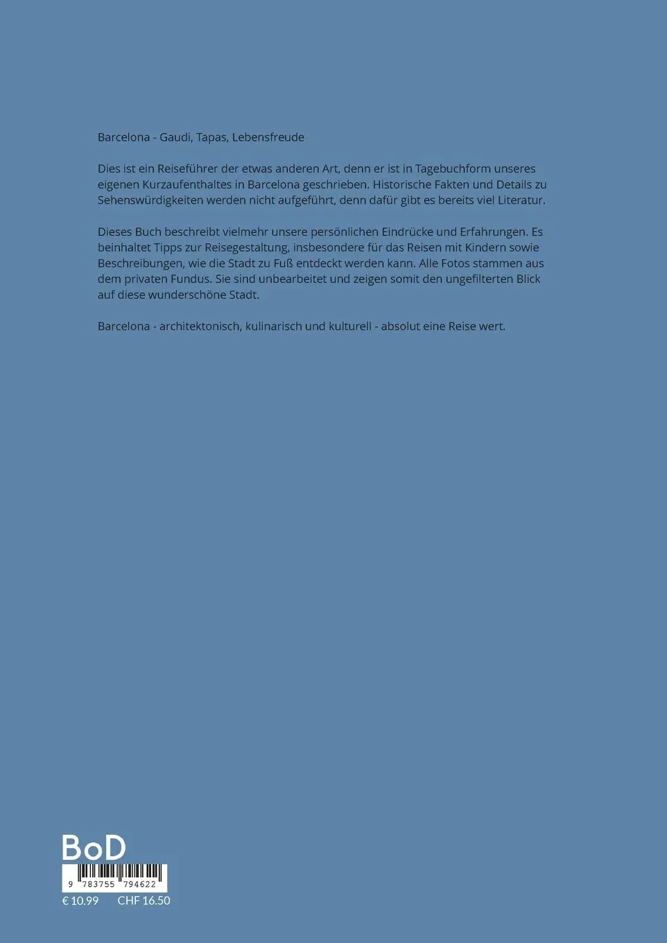 Rückseite: 9783755794622 | Barcelona Städtetour | Kurztrip mit Kindern | Kath Sternberg-Rivoire