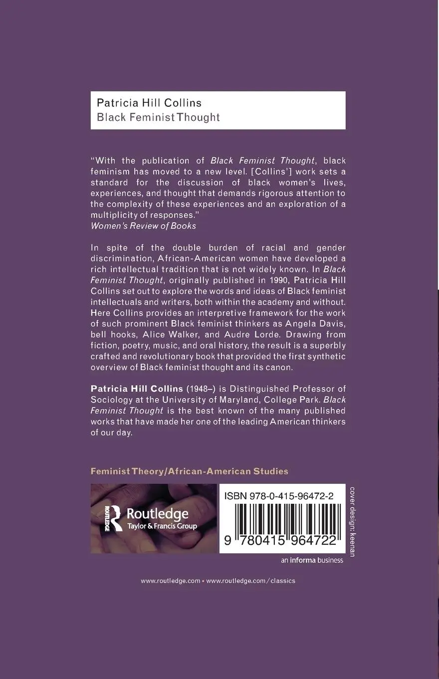 Rückseite: 9780415964722 | Black Feminist Thought | Patricia Hill Collins | Taschenbuch | 2008