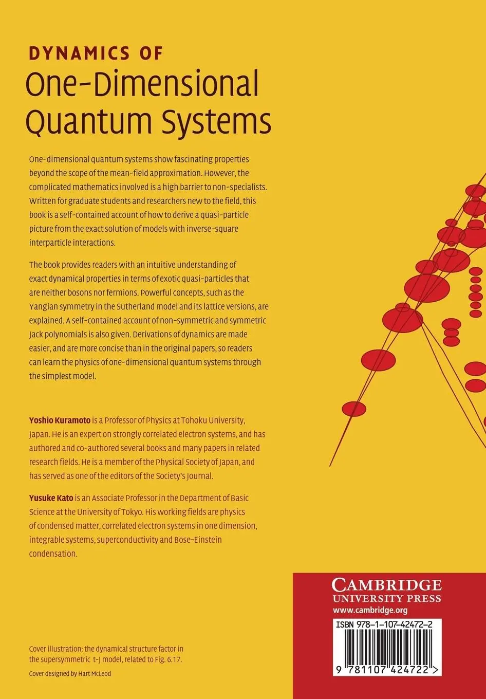 Rückseite: 9781107424722 | Dynamics of One-Dimensional Quantum Systems | Yoshio Kuramoto (u. a.)