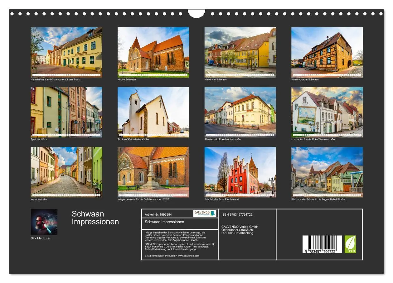 Bild: 9783457794722 | Schwaan Impressionen (Wandkalender 2026 DIN A3 quer), CALVENDO...