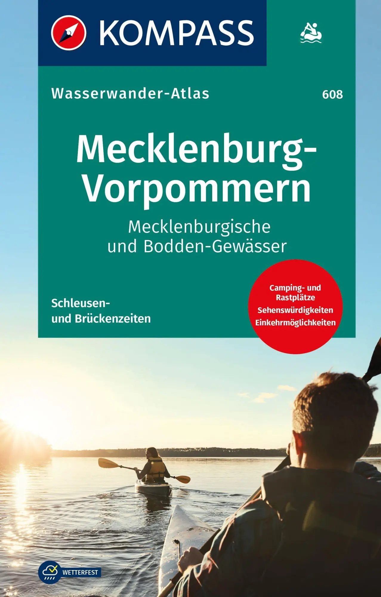 Cover: 9783991544722 | KOMPASS Wasserwanderatlas Mecklenburg-Vorpommern, Mecklenburgische...