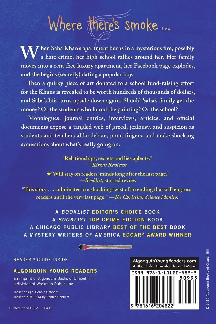 Rückseite: 9781616204822 | The Art of Secrets | James Klise | Taschenbuch | Englisch | 2015