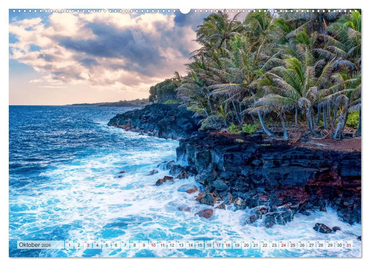 Bild: 9783457784822 | Aloha Hawaii (Wandkalender 2026 DIN A2 quer), CALVENDO Monatskalender