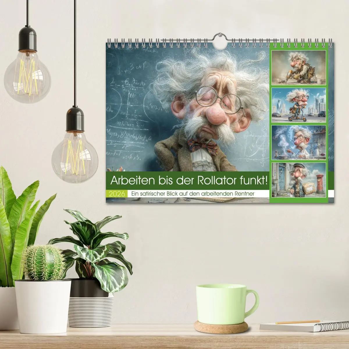 Bild: 9783516634822 | Arbeiten bis der Rollator funkt! (Wandkalender 2026 DIN A4 quer),...