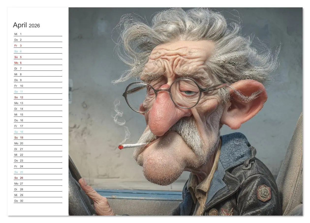 Bild: 9783516634822 | Arbeiten bis der Rollator funkt! (Wandkalender 2026 DIN A4 quer),...