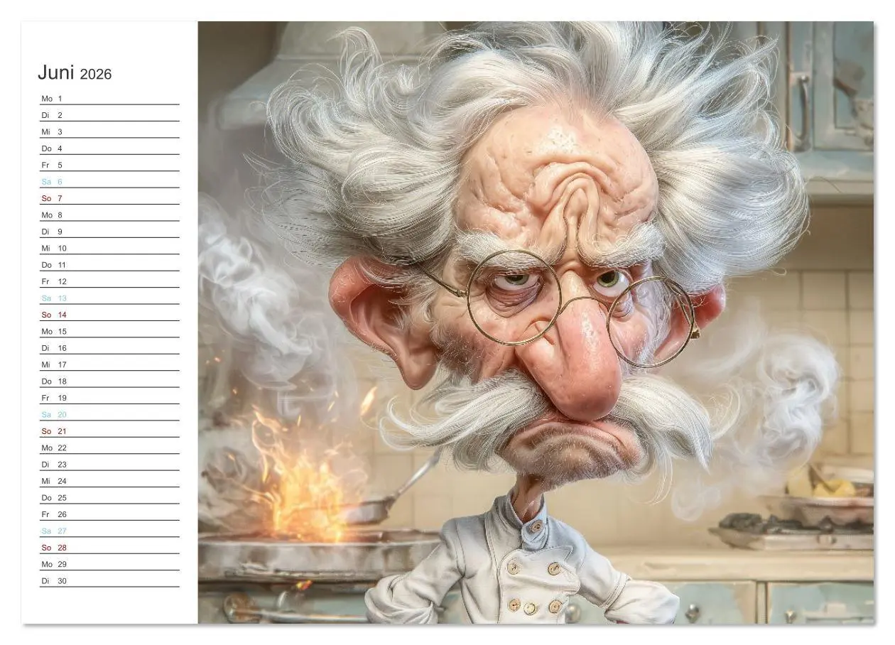 Bild: 9783516634822 | Arbeiten bis der Rollator funkt! (Wandkalender 2026 DIN A4 quer),...