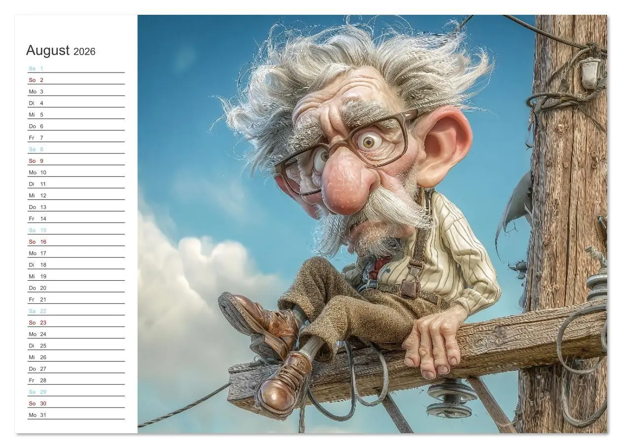 Bild: 9783516634822 | Arbeiten bis der Rollator funkt! (Wandkalender 2026 DIN A4 quer),...