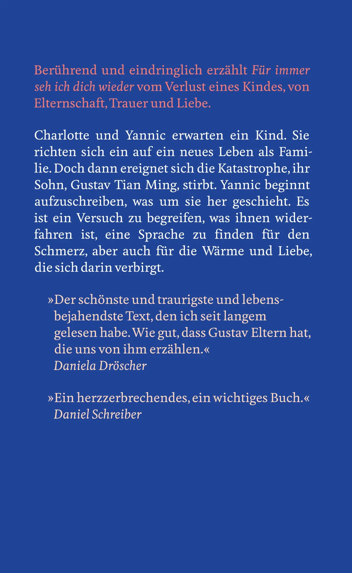 Rückseite: 9783518474822 | Für immer seh ich dich wieder | Yannic Han Biao Federer | Buch | 2025