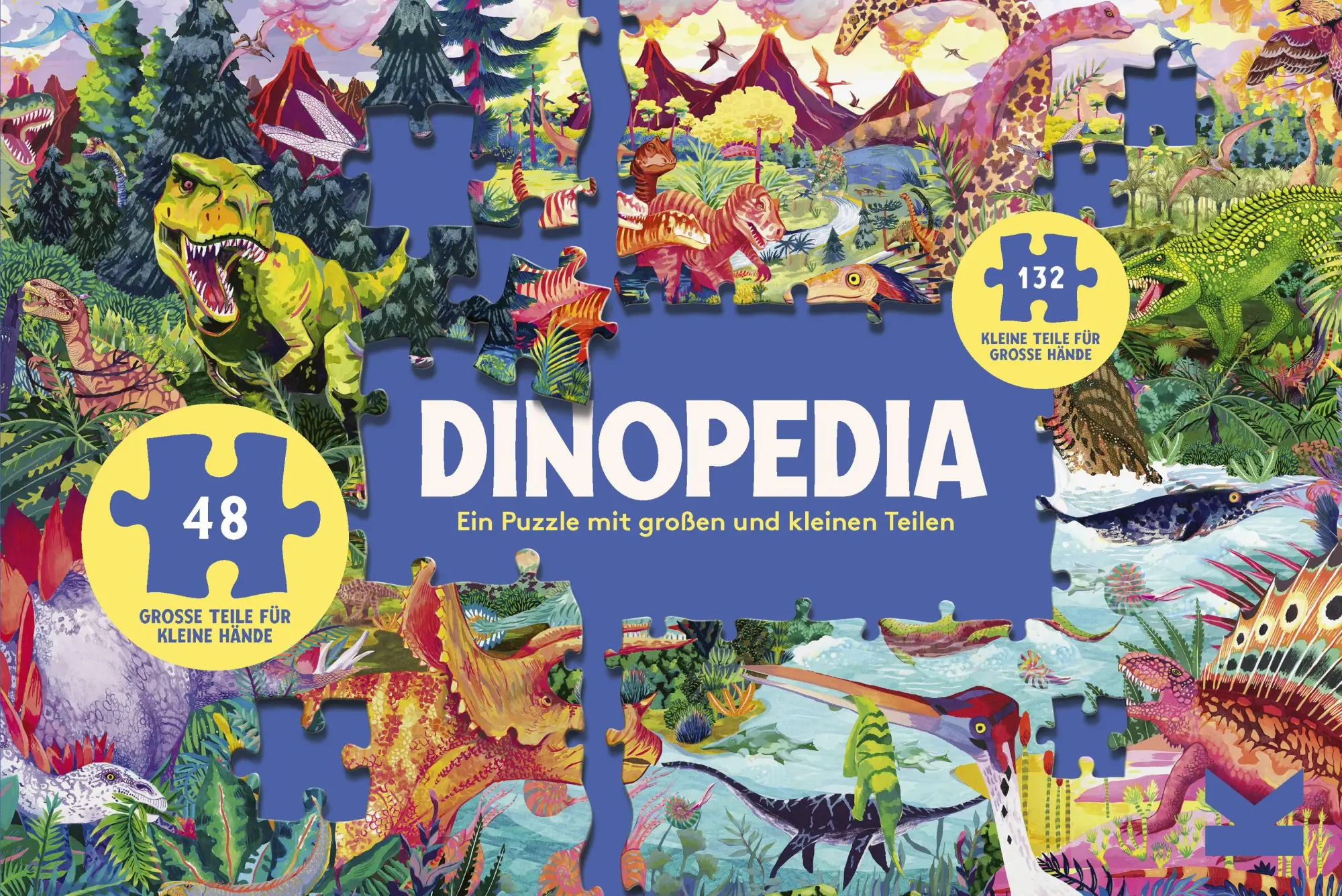 Cover: 9783962444822 | Dinopedia | Ein Puzzle mit großen und kleinen Teilen | Vogel-Ropers