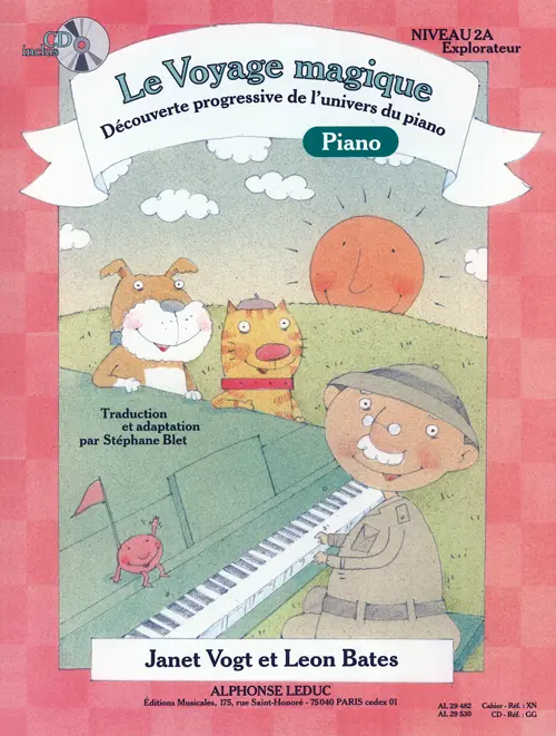 Cover: 9790046294822 | Le Voyage Magique - Niveau 2A Explorateur | Cahier 2A Piano | Bates