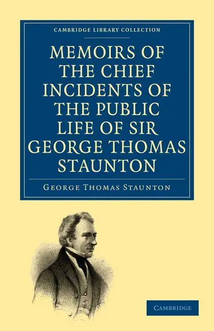 Cover: 9781108014922 | Memoirs of the Chief Incidents of the Public Life of Sir George...
