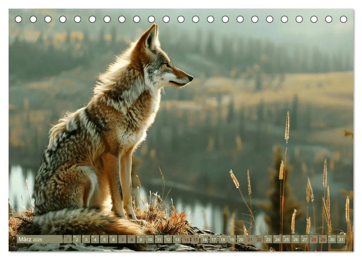 Bild: 9783457394922 | Die wilden Hunde (Tischkalender 2026 DIN A5 quer), CALVENDO...