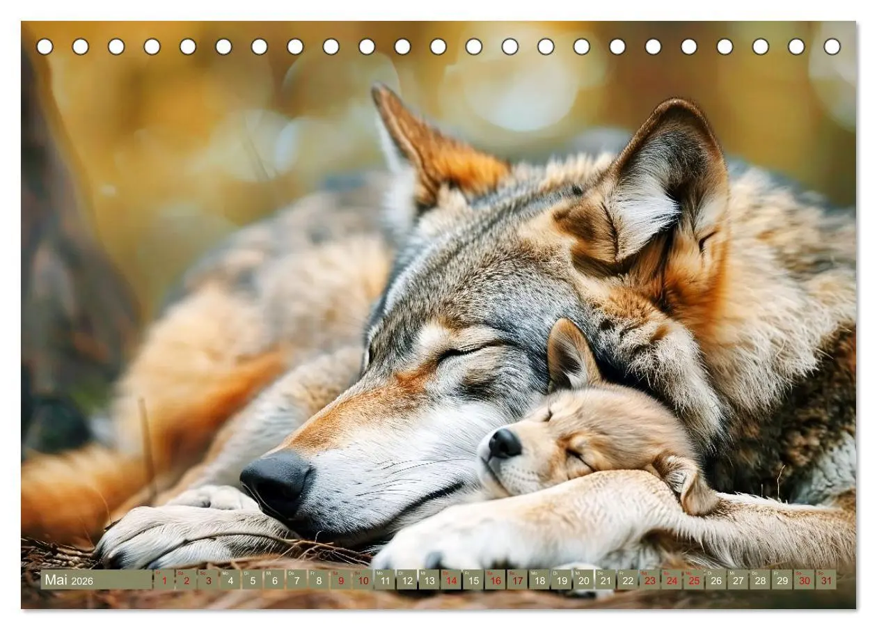 Bild: 9783457394922 | Die wilden Hunde (Tischkalender 2026 DIN A5 quer), CALVENDO...