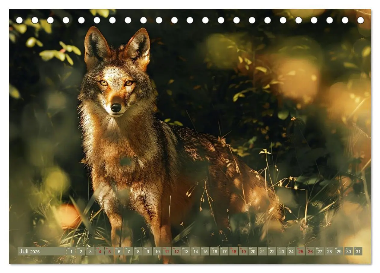 Bild: 9783457394922 | Die wilden Hunde (Tischkalender 2026 DIN A5 quer), CALVENDO...