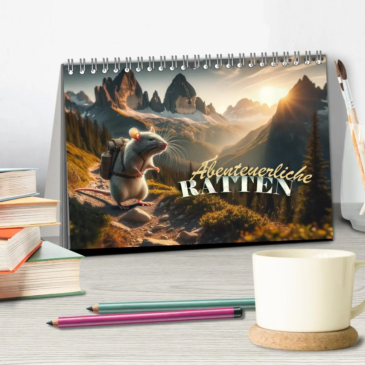 Bild: 9783457464922 | Abenteuerliche Ratten (Tischkalender 2026 DIN A5 quer), CALVENDO...