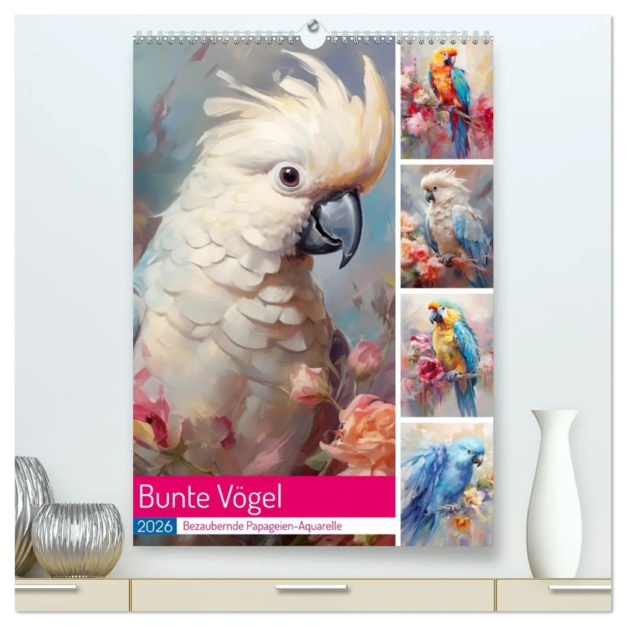 Cover: 9783516314922 | Bunte Vögel. Bezaubernde Papageien-Aquarelle (hochwertiger Premium...