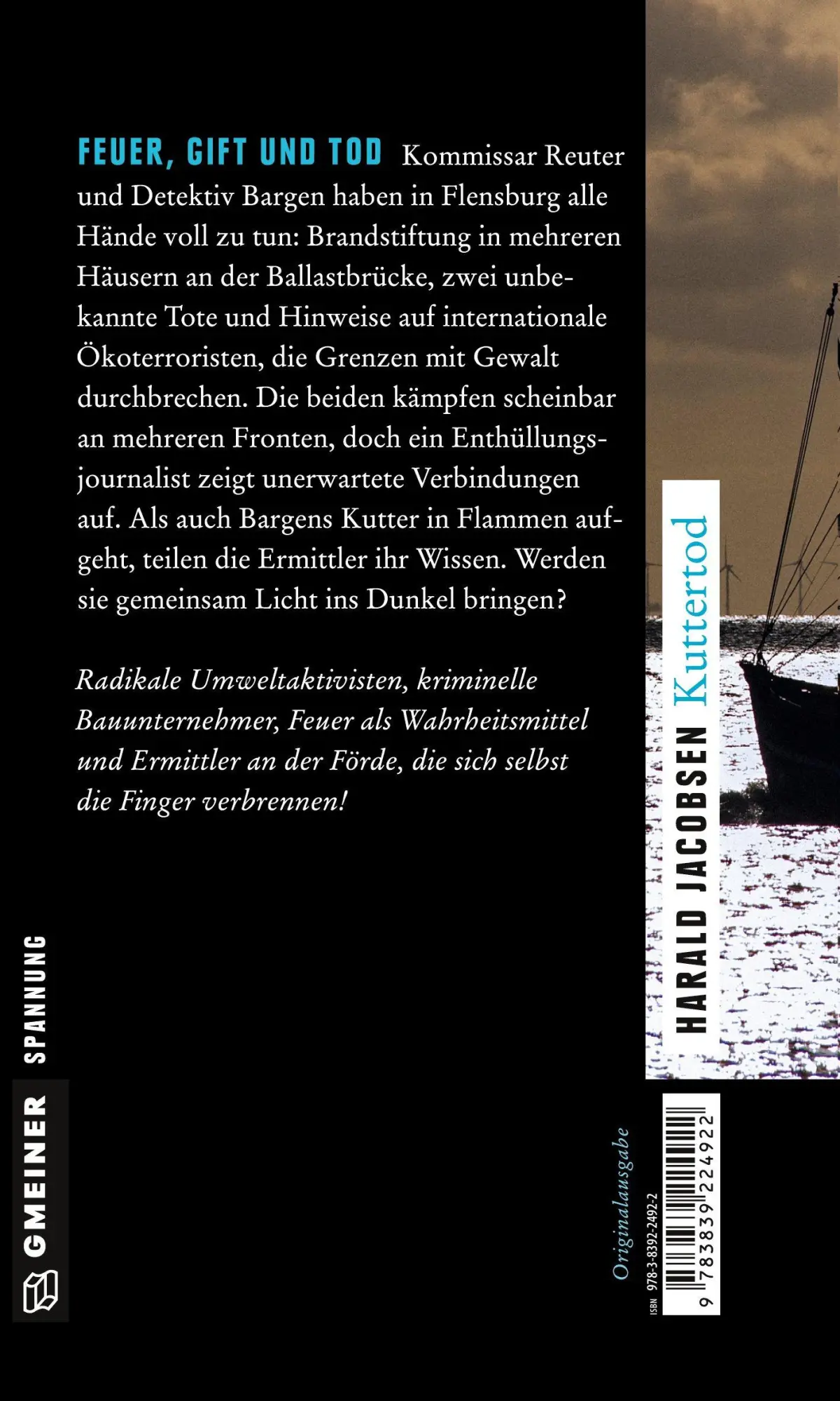 Rückseite: 9783839224922 | Kuttertod | Harald Jacobsen | Taschenbuch | 352 S. | Deutsch | 2019