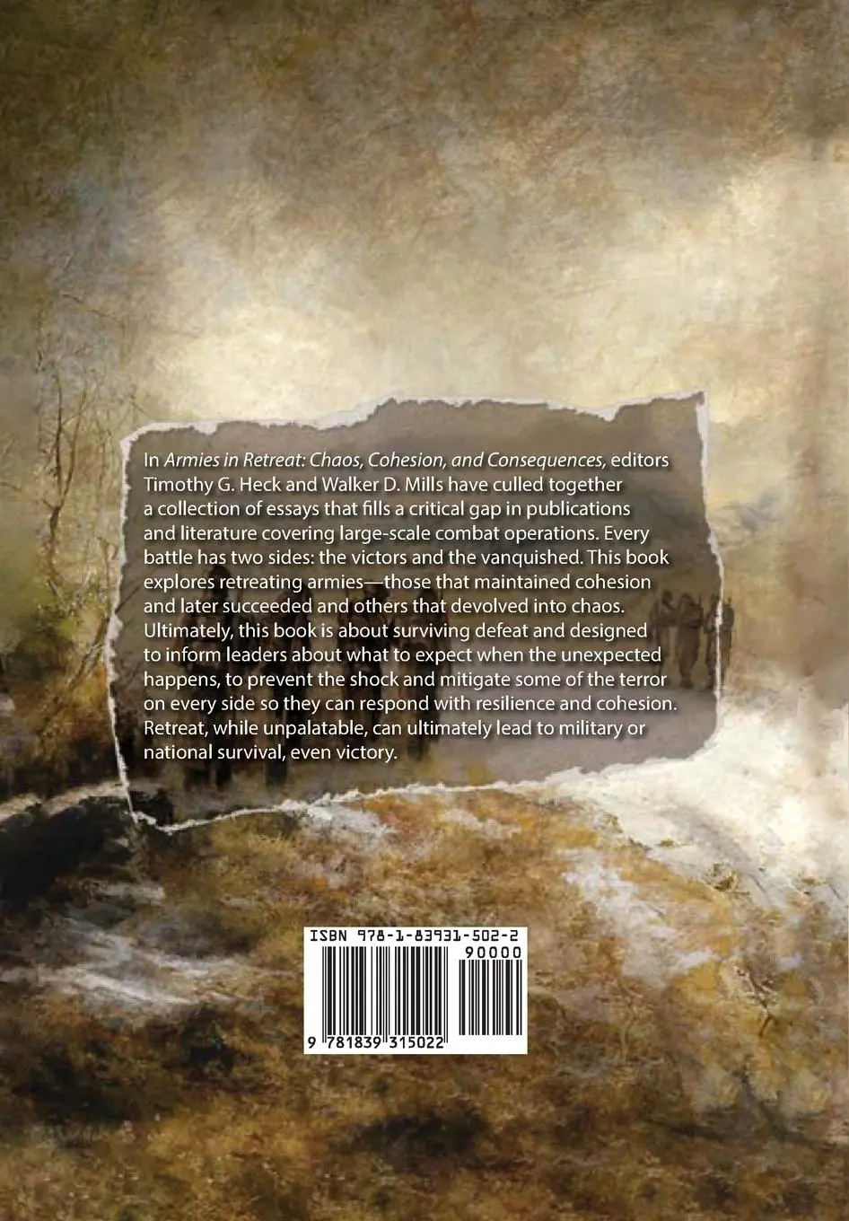 Rückseite: 9781839315022 | Armies in Retreat | Chaos, Cohesion, and Consequences | Press | Buch