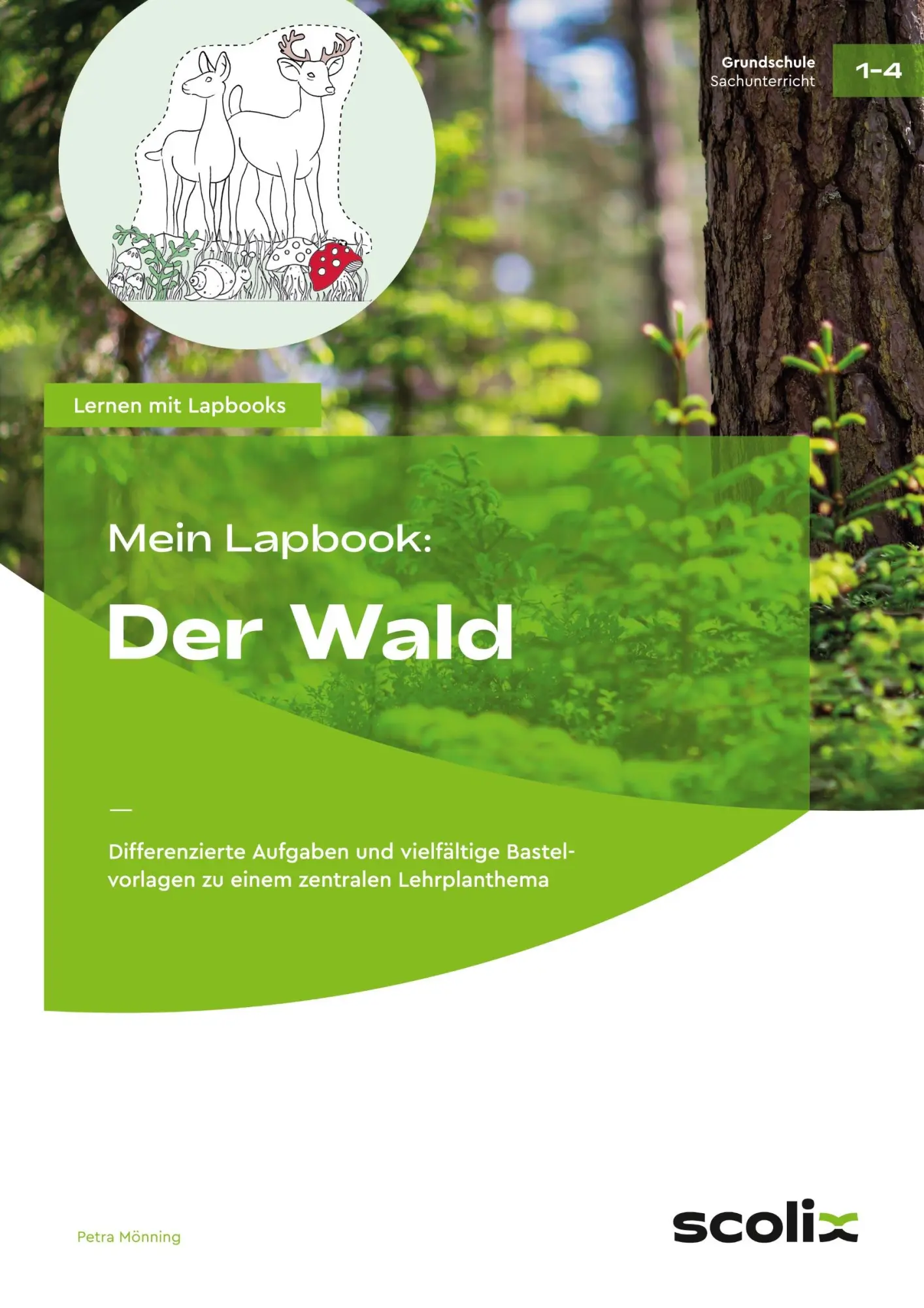 Cover: 9783403105022 | Mein Lapbook: Der Wald | Petra Mönning | Broschüre | 64 S. | Deutsch