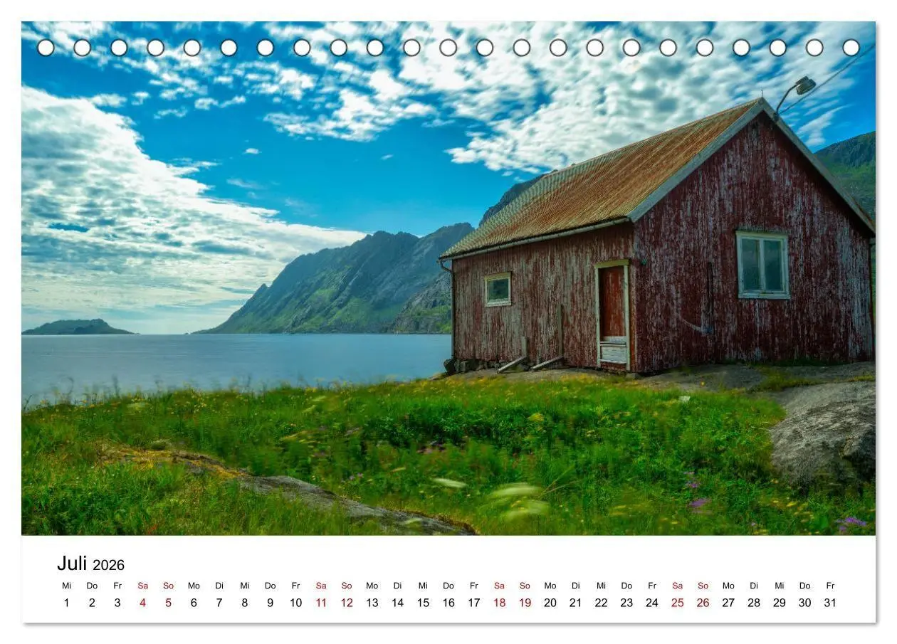 Bild: 9783516685022 | Atemberaubende Natur der Lofoten (Tischkalender 2026 DIN A5 quer),...
