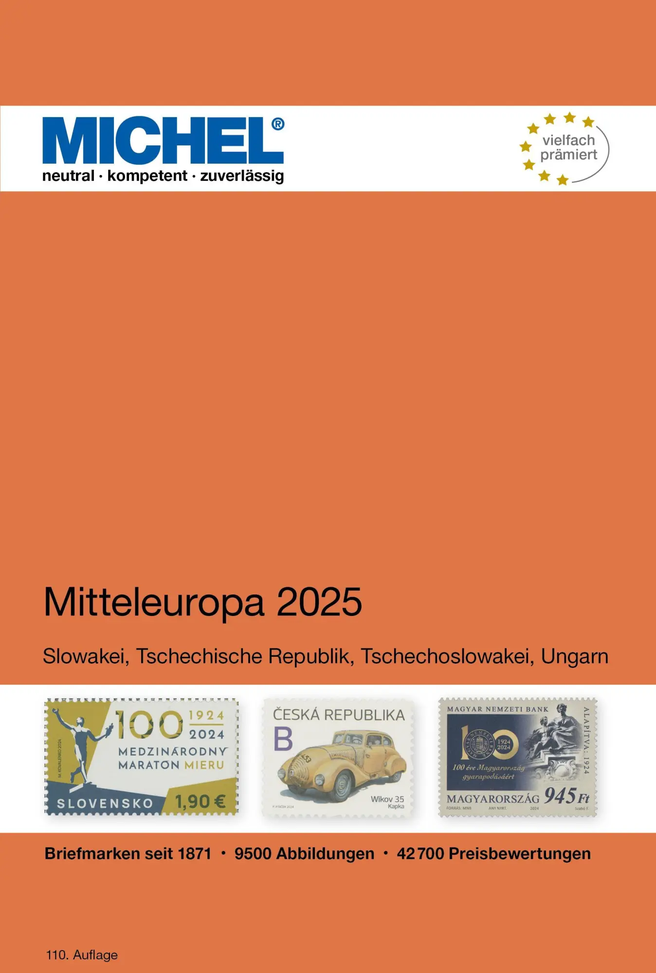 Cover: 9783954025022 | Mitteleuropa 2025 | Michel-Redaktion | Taschenbuch | 870 S. | Deutsch
