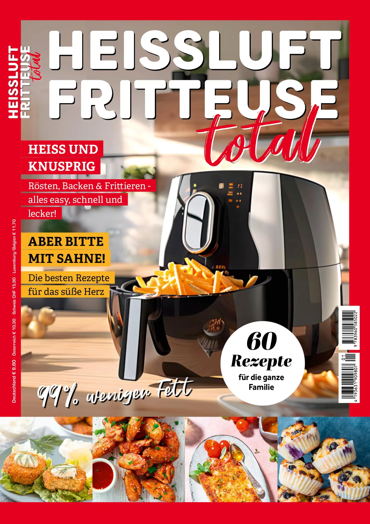 Cover: 9783960585022 | Heissluftfritteuse total Kochbuch Airfryer | Herbert Heitz | Buch