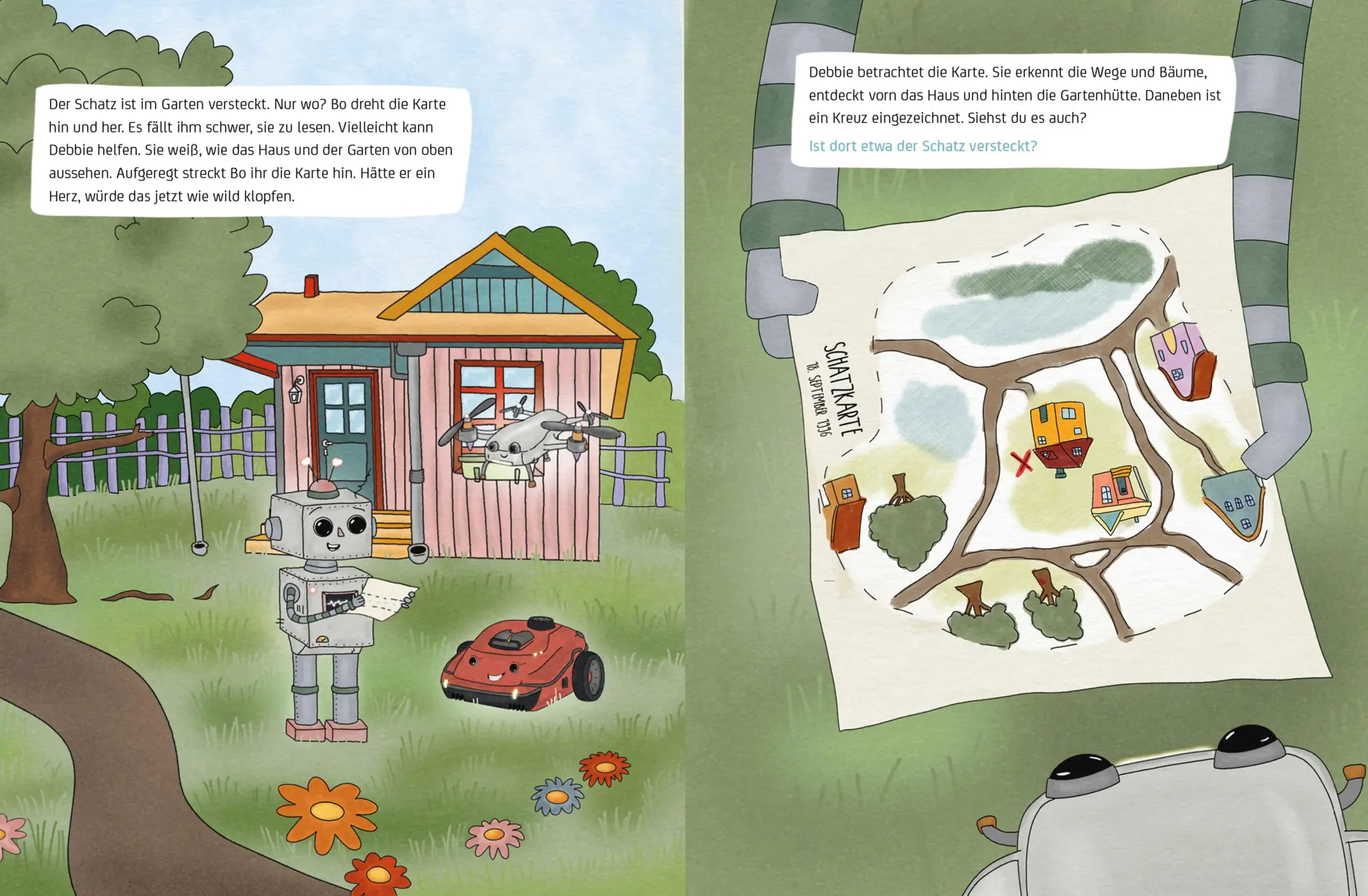 Bild: 9783960965022 | Luke, Lionella &amp; die Roboterbande. Die Schatzsuche | von Marisa Hart