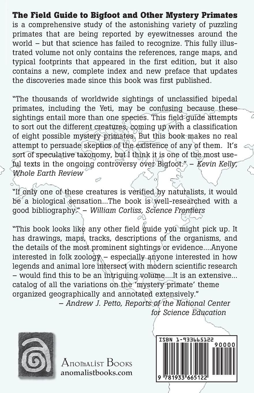 Rückseite: 9781933665122 | The Field Guide to Bigfoot and Other Mystery Primates | Taschenbuch