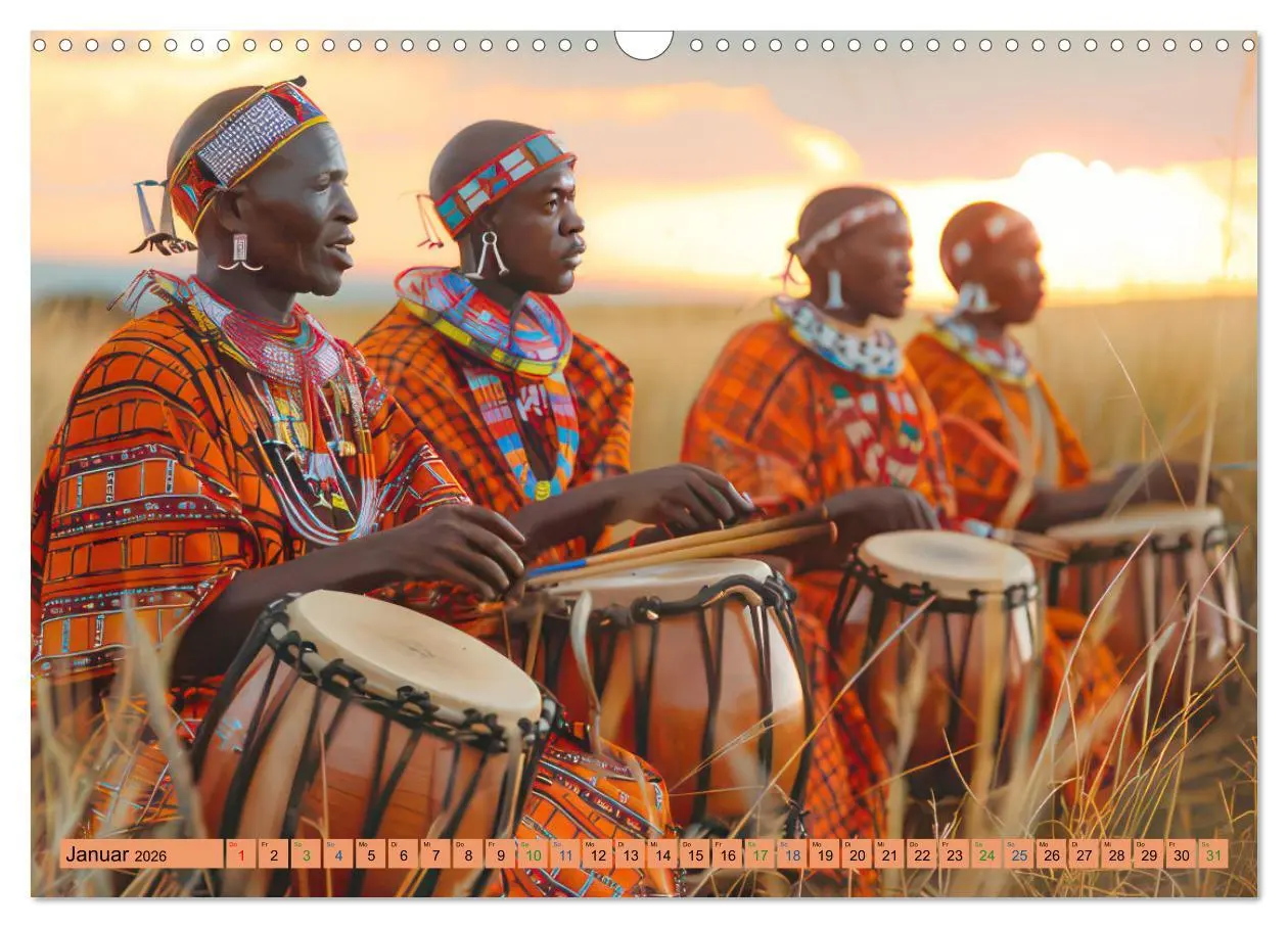 Bild: 9783457415122 | Afrikas urtümliche Schönheit (Wandkalender 2026 DIN A3 quer),...