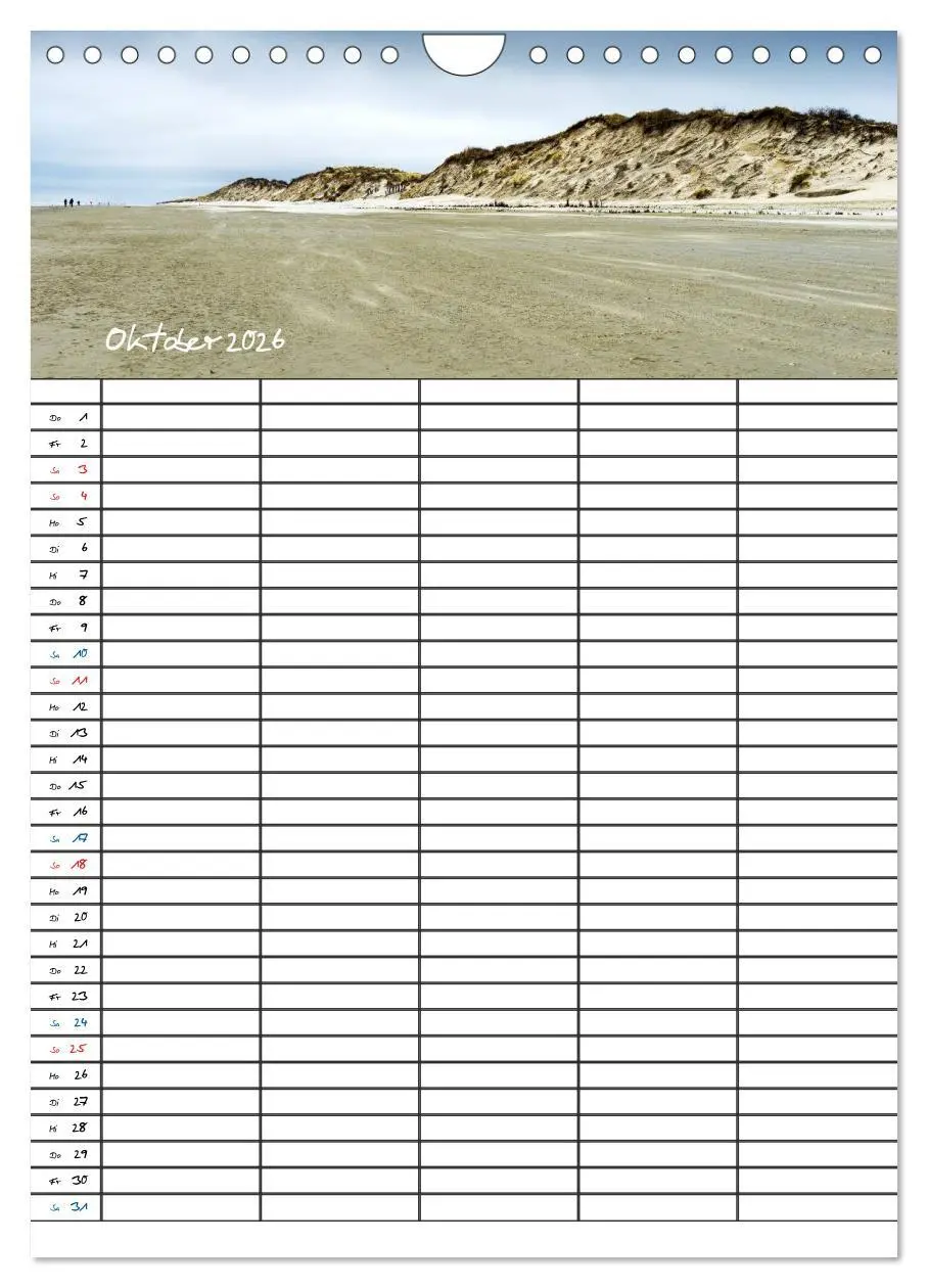 Bild: 9783516435122 | JUIST - DIE NORDSEEINSEL (Wandkalender 2026 DIN A4 hoch), CALVENDO...