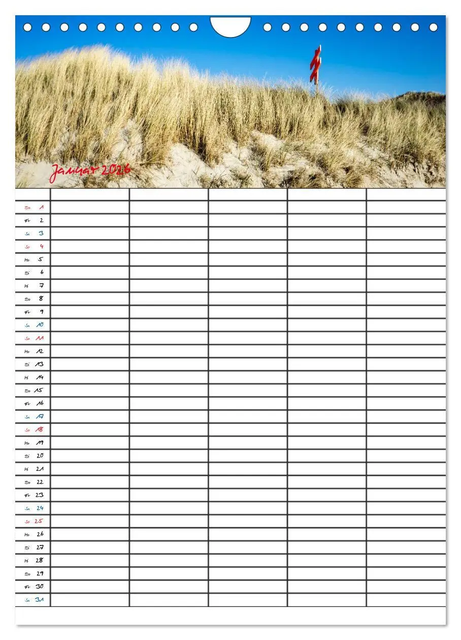 Bild: 9783516435122 | JUIST - DIE NORDSEEINSEL (Wandkalender 2026 DIN A4 hoch), CALVENDO...