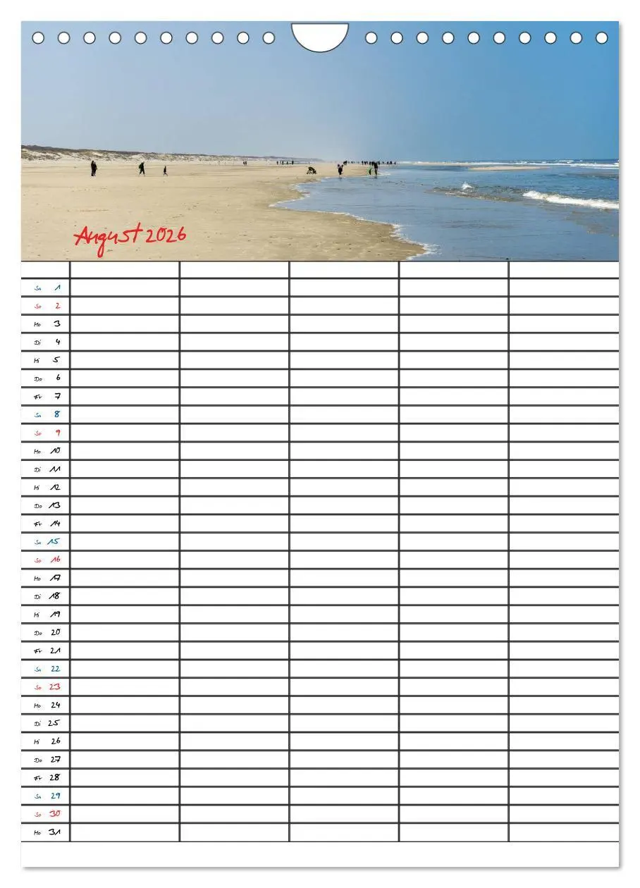 Bild: 9783516435122 | JUIST - DIE NORDSEEINSEL (Wandkalender 2026 DIN A4 hoch), CALVENDO...