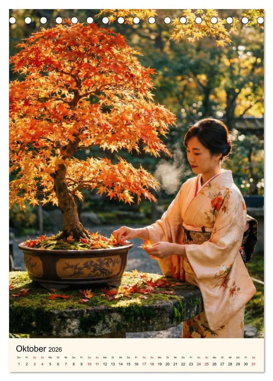 Bild: 9783516745122 | Spirit of Bonsai - Japanische Meisterwerke 2026 (Tischkalender 2026...