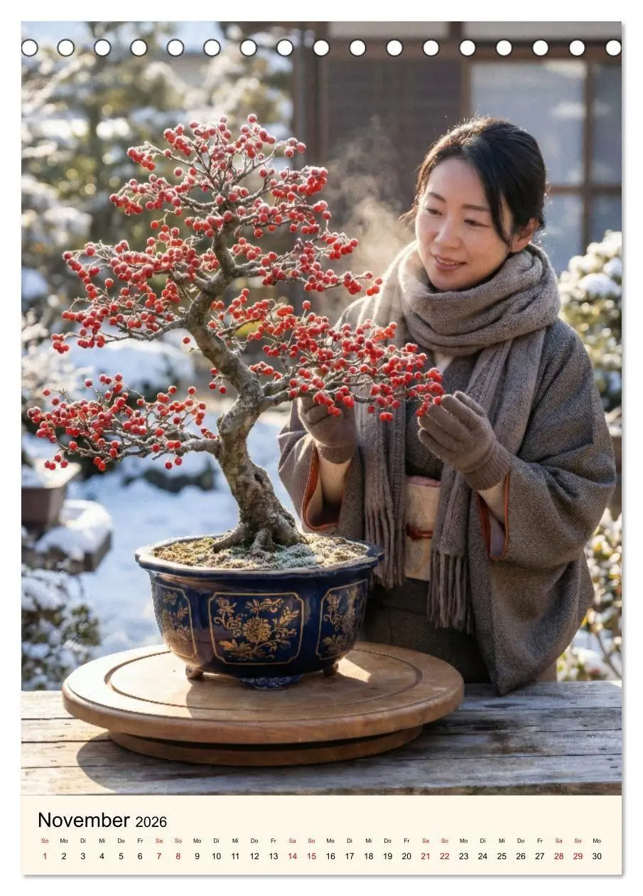 Bild: 9783516745122 | Spirit of Bonsai - Japanische Meisterwerke 2026 (Tischkalender 2026...