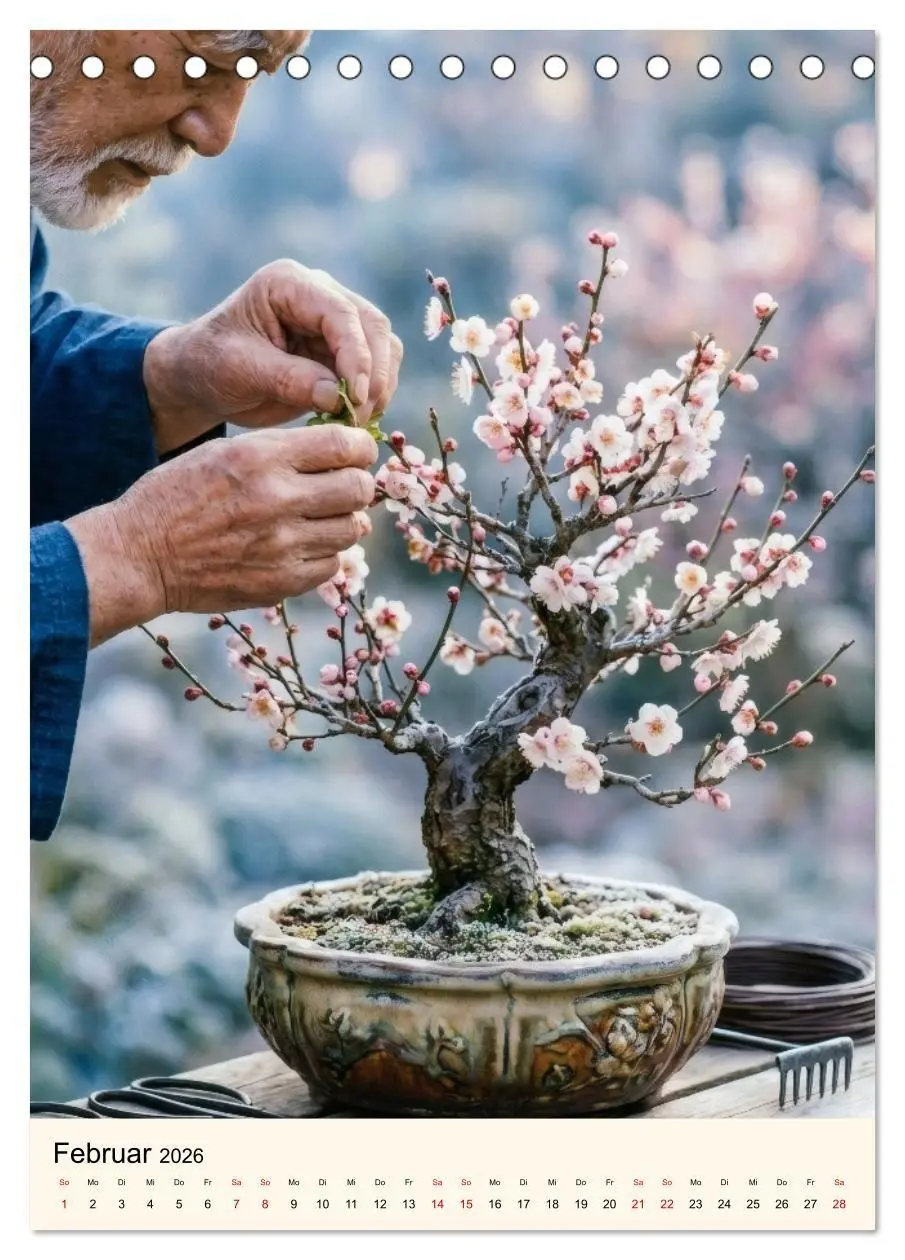 Bild: 9783516745122 | Spirit of Bonsai - Japanische Meisterwerke 2026 (Tischkalender 2026...